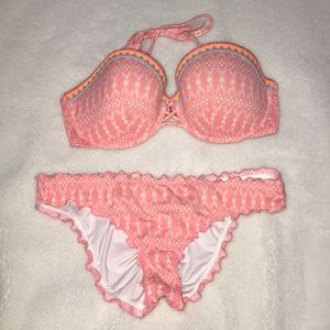 Victoria’s Secret “the ruffle cheeky” bathing suit